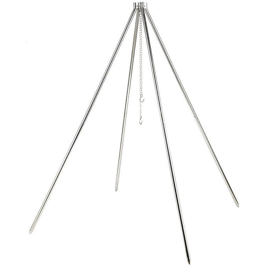 Camping Moon Bonfire Stand Fireplace Stand Stainless Steel Bonfire Tripod Weight Capacity 90KG MT-130