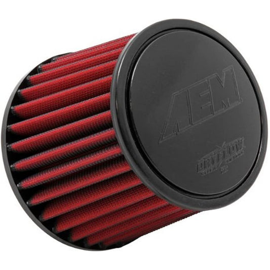 AEM Universald Rail Flow Clamp On Air Filter 21-206DK Flange ID 114mm Height 130mm Base 165mm Top 130mm