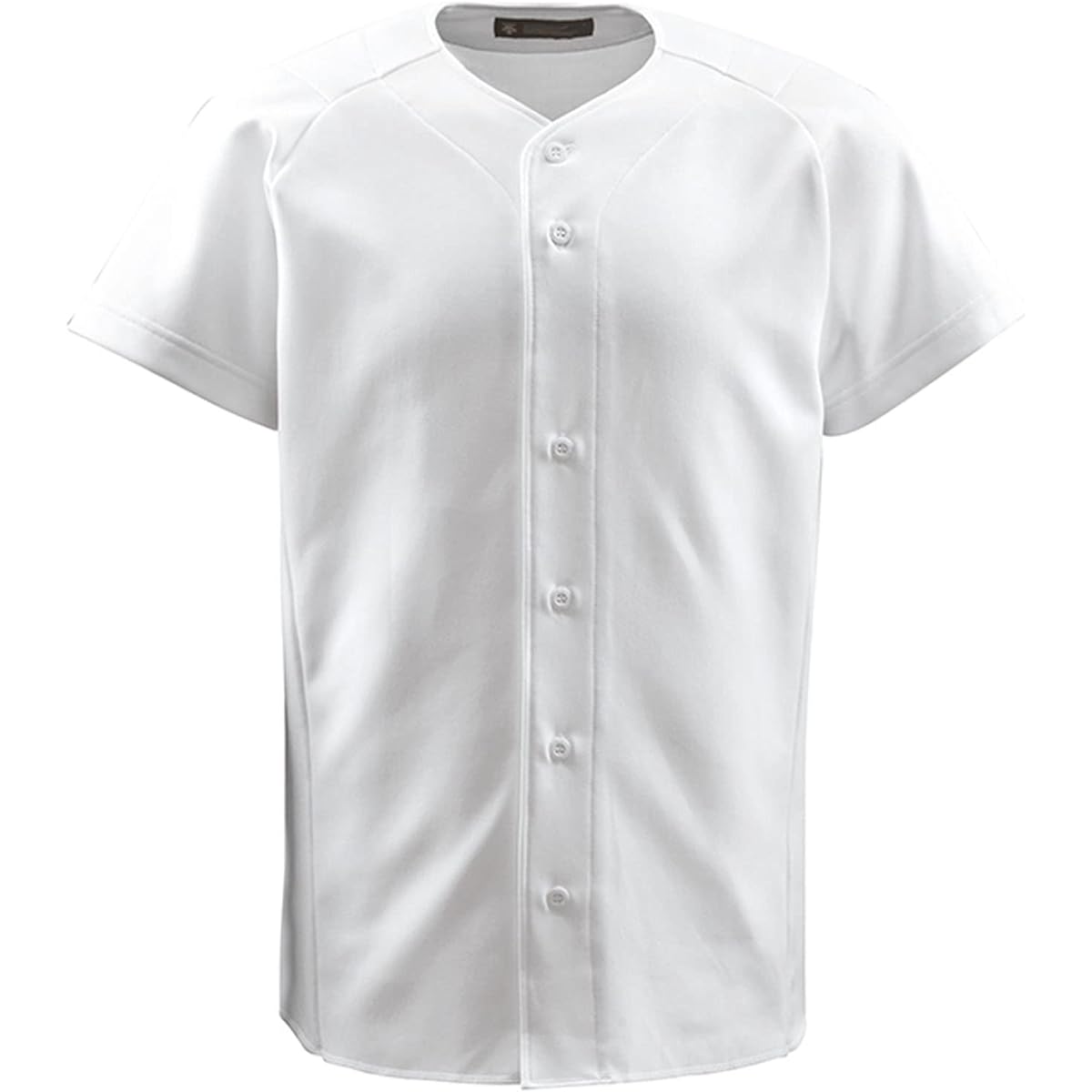 [DESCENTE] Baseball Baseball Shirt Full Open Shirt DB-1011B Men's S White