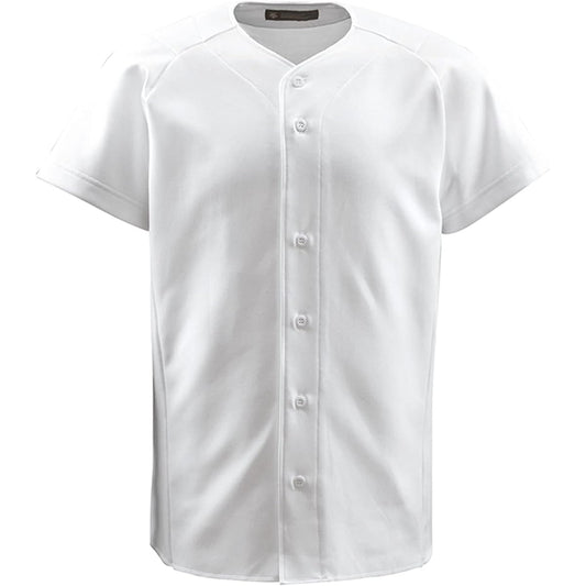 [DESCENTE] Baseball Baseball Shirt Full Open Shirt DB-1011B Men's S White