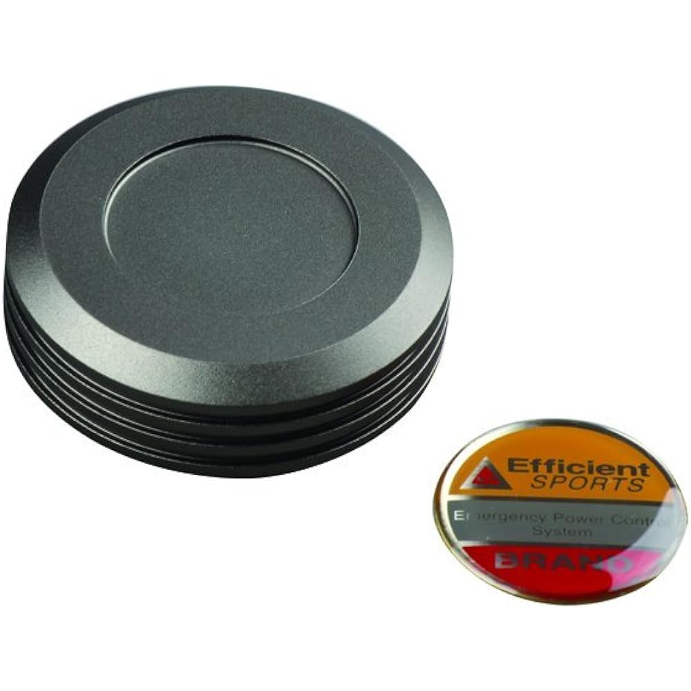 POSH Motorcycle Supplies Brake Master Cylinder Cap Brembo Titanium 500145-11