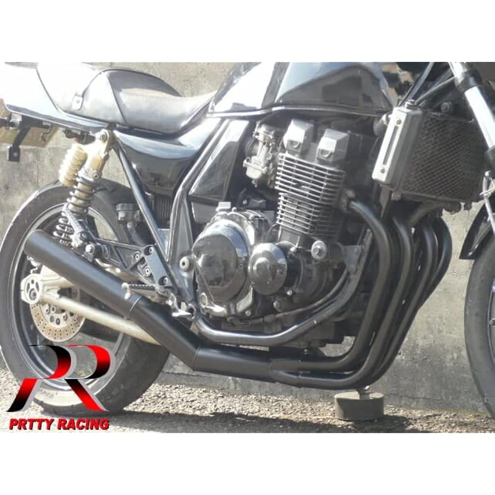 ZRX400/2 ~ 97 Short Tube 70π Muffler, Black, Flange Included