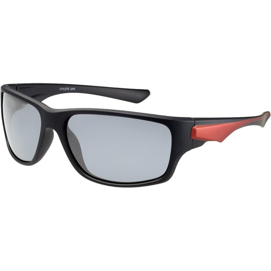 Boken-Oh Polarized Sunglasses Athlete GPX Matte Black/Red AX-7A