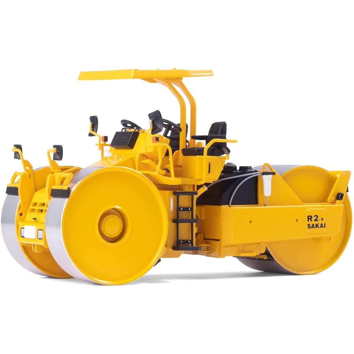 Platts 1/50 SAKAI (Sakai Heavy Industries) R2-4 Macadam Roller Metal Finished Product Model MKMR-1 Yellow