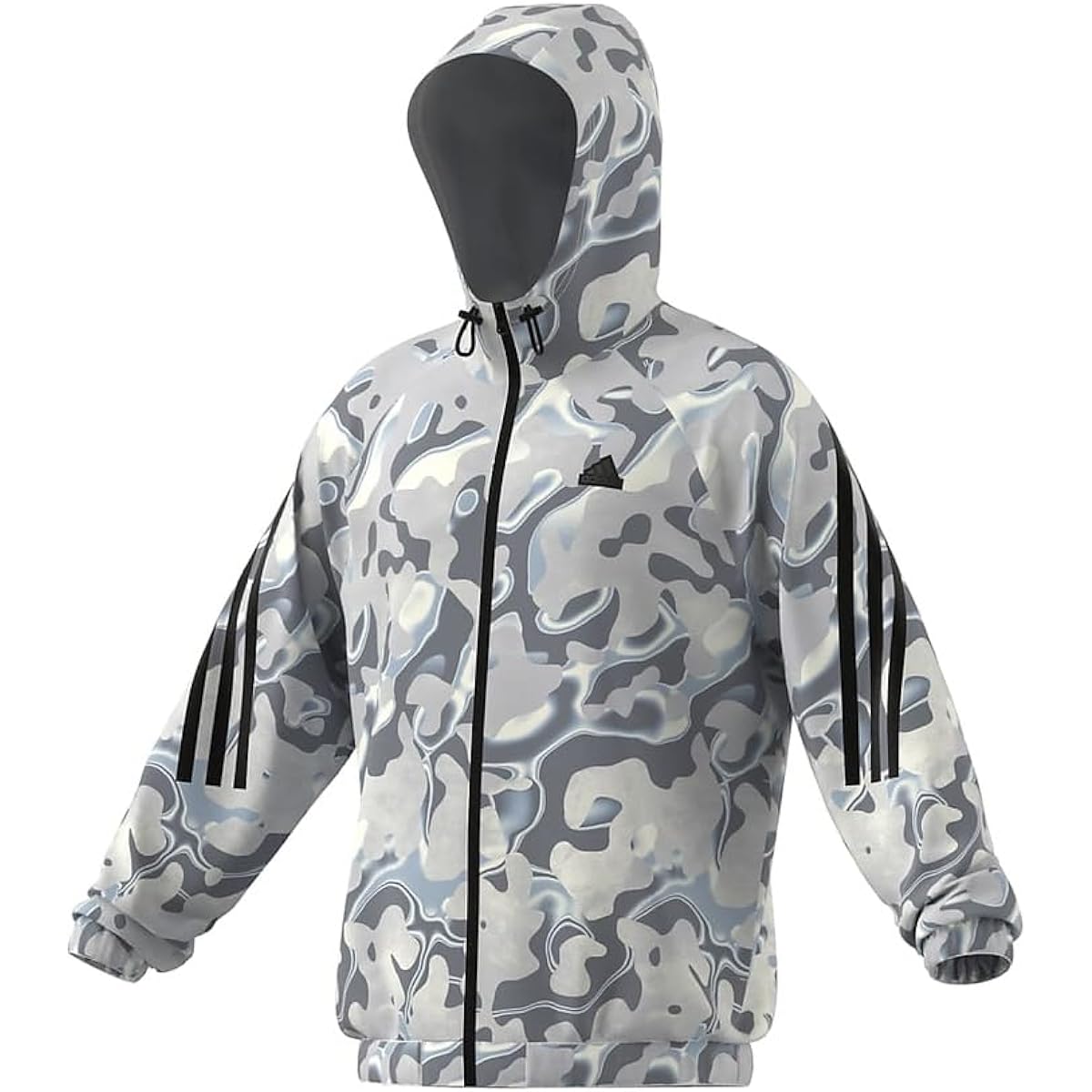 [Adidas] Hoodie Future Icon All Over Print Full Zip Hoodie DTZ91 Men's