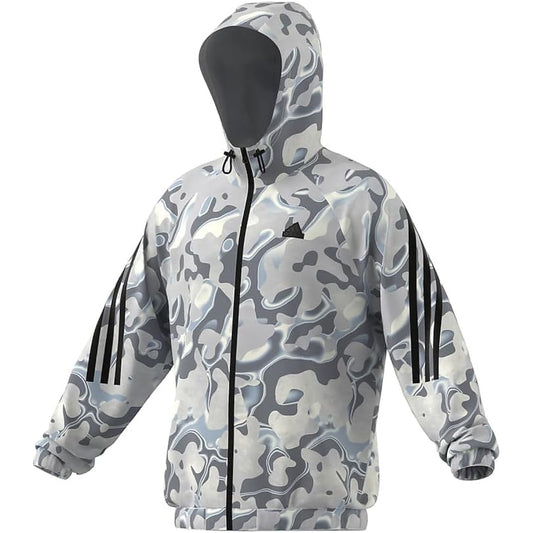 [Adidas] Hoodie Future Icon All Over Print Full Zip Hoodie DTZ91 Men's