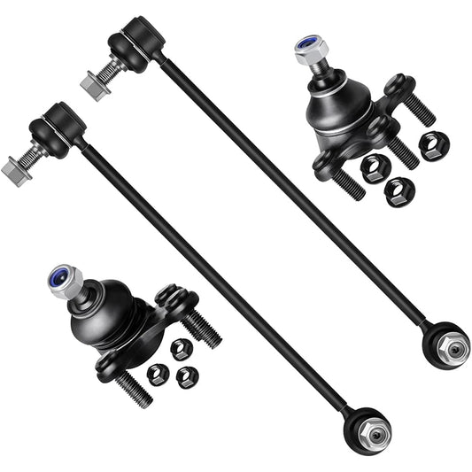 SCITOO 4 Peace Front Suspension Kit Swaver Lower Ball Joint Fit 2005-2014 VW Jetta 2006-2014 PASSAT 2010-2014 For Golf