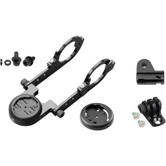 [Rec Mount] "Third Generation" Type 19 Combo Mount for Garmin/Brighton Rider (Type 2 with GP-K400A+GP-CATHL1) [N19-BRY+GP-254] For handlebar clamp diameter 25.4mm