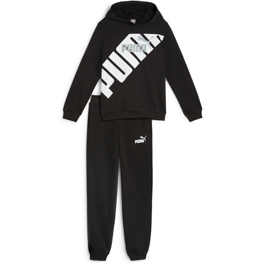 [PUMA] Sports Suit Top and Bottom Set POWER Sweatsuit 681408 Boys
