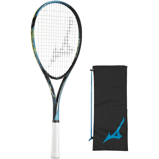 [Soft tennis sticker included] Single item 1 soft tennis racket Mizuno Gut tensioned TX900 63JTN375 TX900 Racket case included Lightweight Beginner Beginner Soft Tennis Federation official mark included