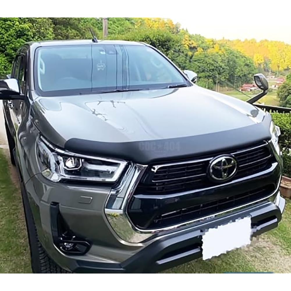Australia (Australia) Toyota Genuine GUN125 Hilux Late Bug Guard/Hood Protector Matte Black