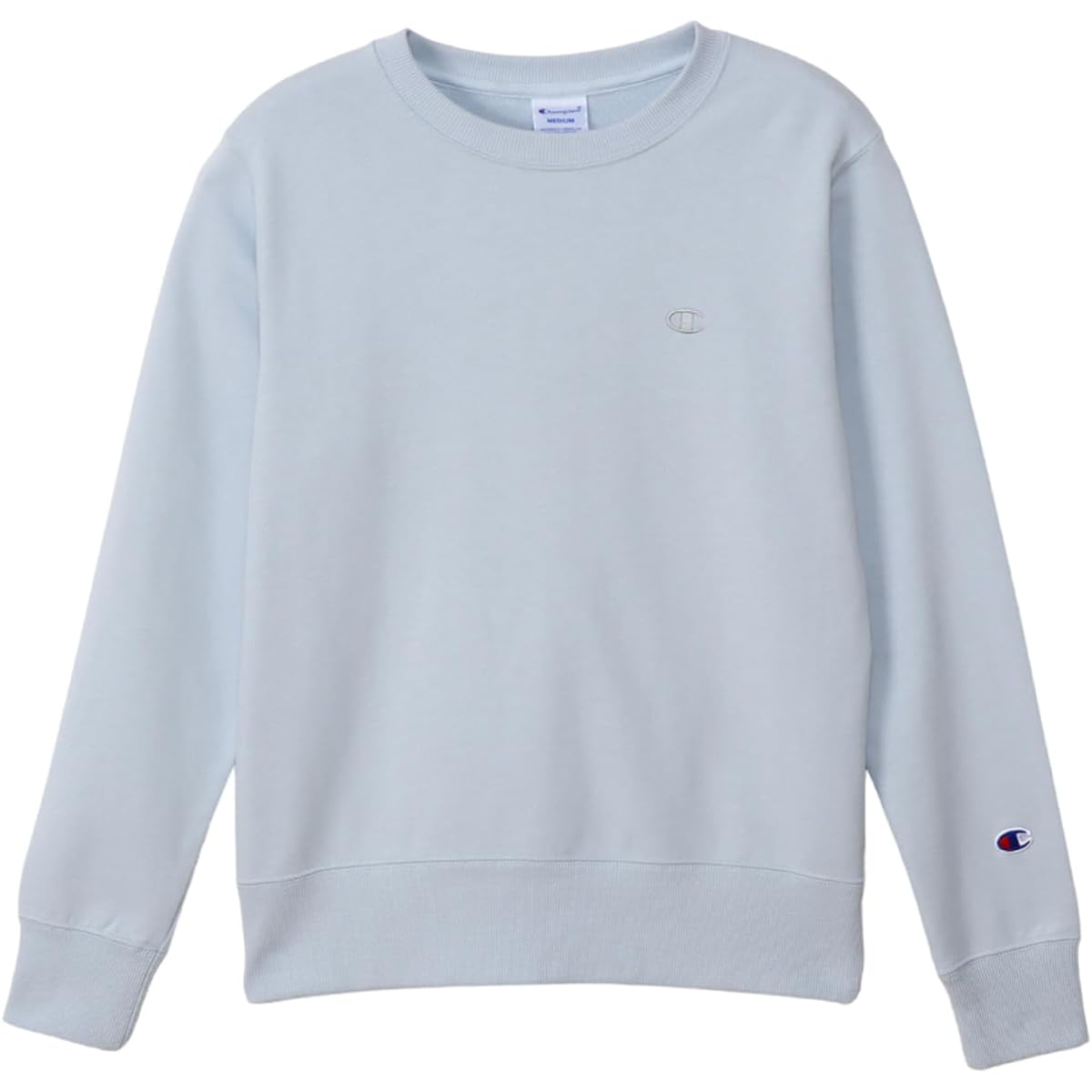 [Champion] Sweatshirt, Long Sleeve, Fleece, Embroidery, One Point Logo, Crew Neck Sweatshirt, Women's Basic, CW-Y018/CW-T013
