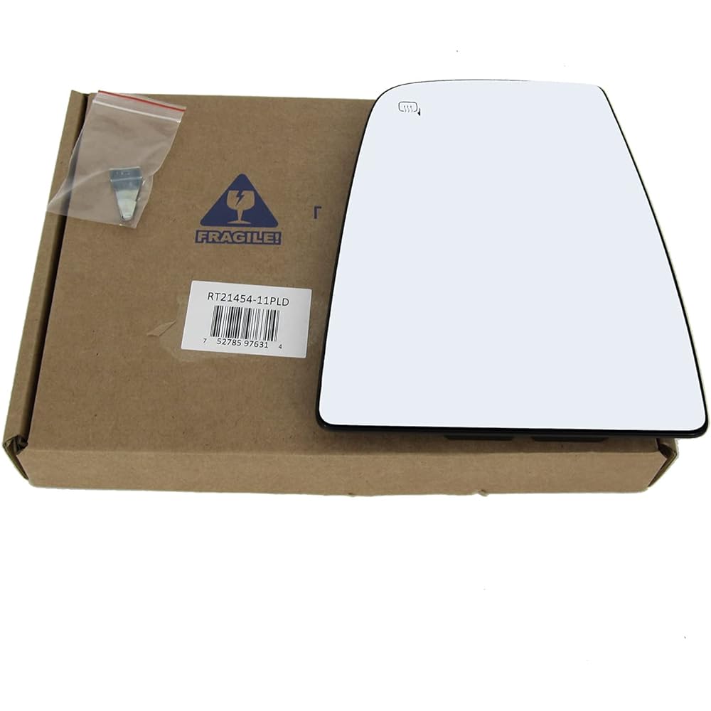 Left-hand driving seat side Upper Mirror Assembly Plate Bucking Plate Heated Glass 2015-2021 Ford transit 150 250 350 10-5/16 inch