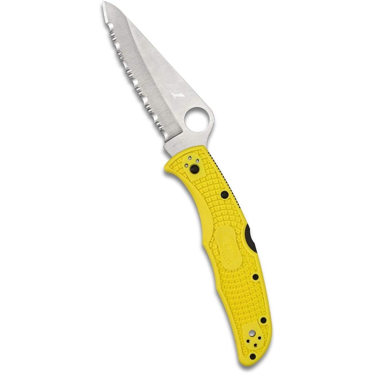 Spyderco Pacific Salt 2 Yellow Wave Blade C91SYL2