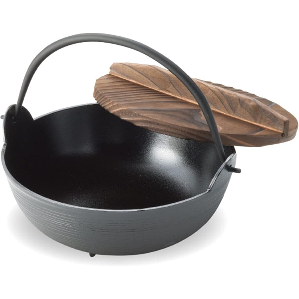 Tonami Shoten Irori Pot 21cm Made in Japan Aluminum Black 10210 Outdoor Camping Open Fire OK Repaintable