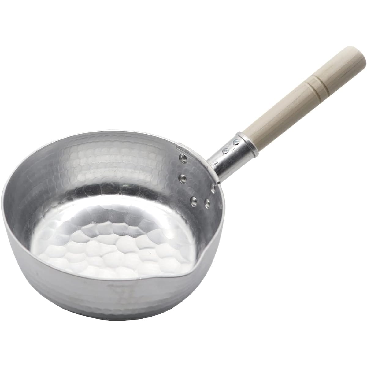 Kiya Yukihira pot, Yukihira pot, hammered aluminum 18cm