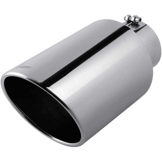 Universal diesel truck for cars 5 inch inlet 8 -inch outlet exhaust chips 15 inch long tail pipe steel steel bolt -on