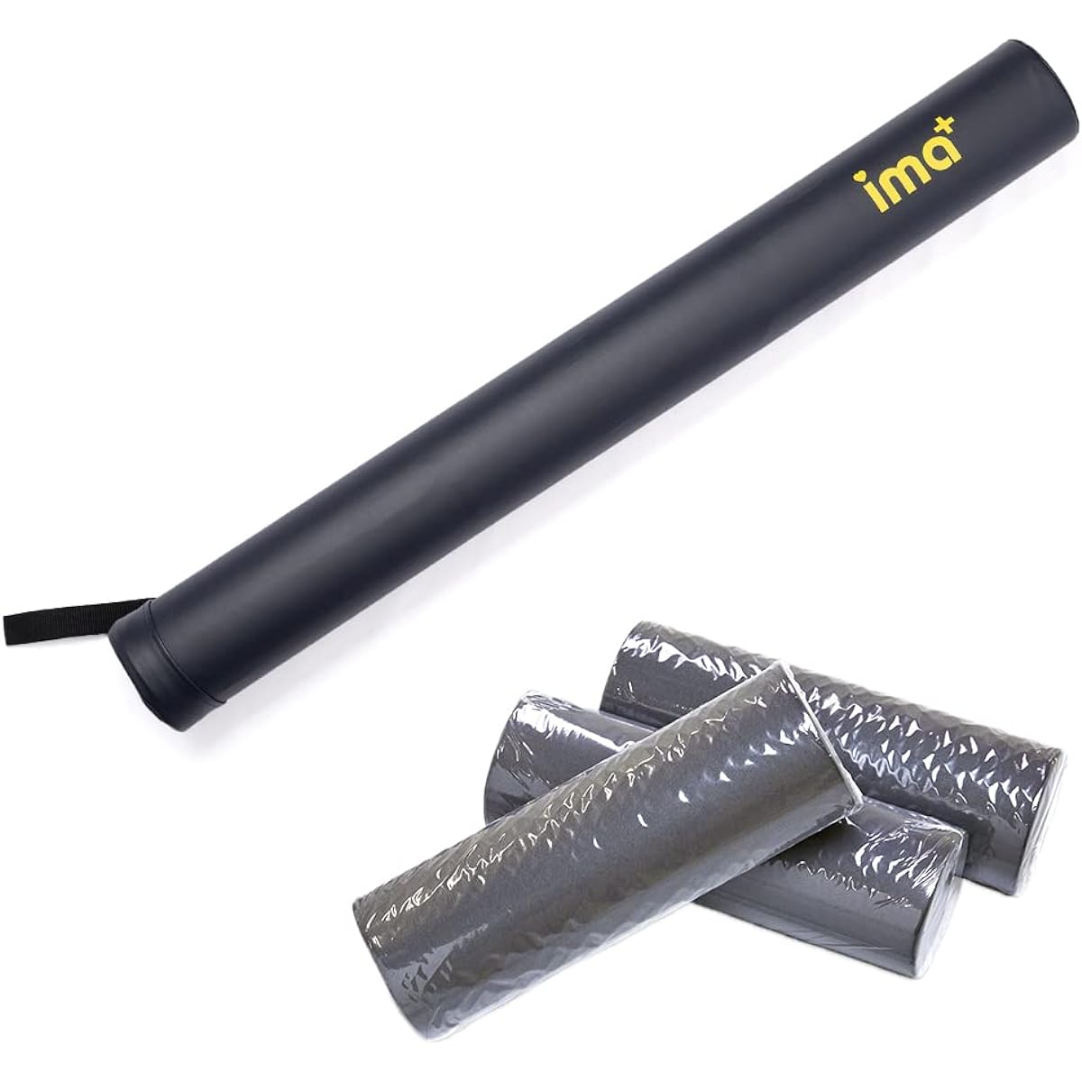 iMedia Stretching Pole Foam Roller 3-Division Exercise Pole Yoga Pole Pilates Stretching Training Muscle Training Fitness