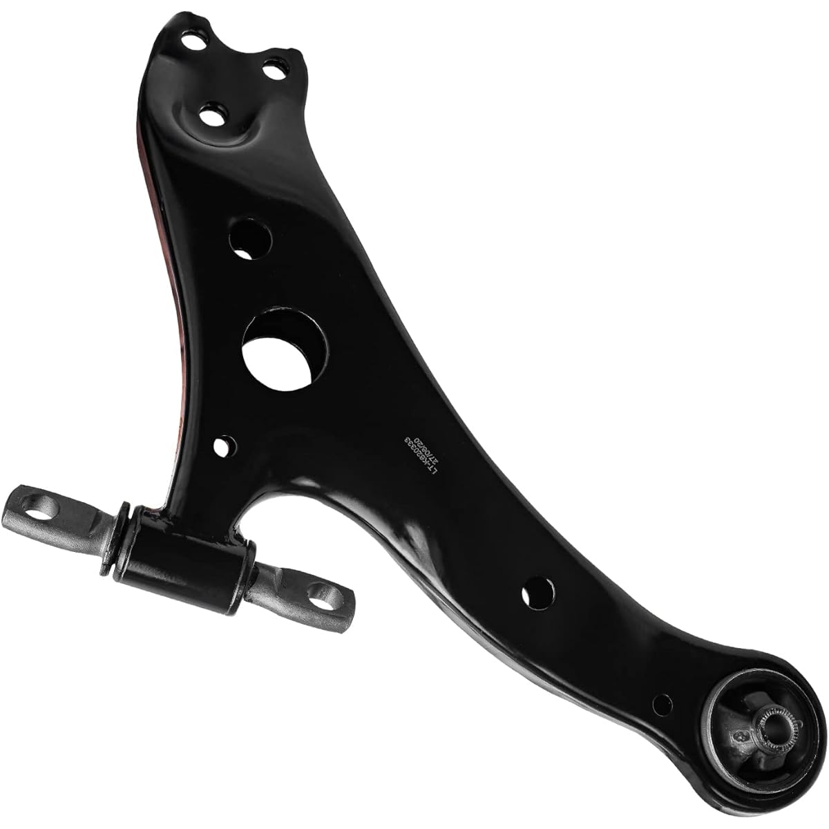 Detroit car axis -Front, lower, right, complete control arm assembly.