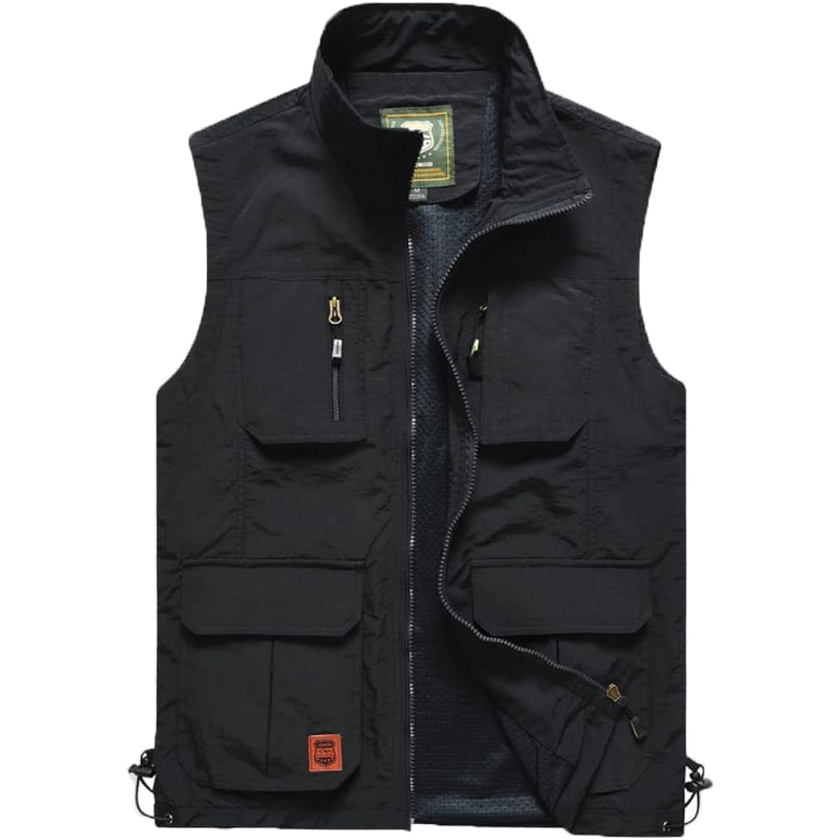 [MANATSULIFE] Vest Men's Outdoor Vest Photographer Fishing Camping Mesh Vest Lightweight Summer Multifunctional Spring Autumn 7838