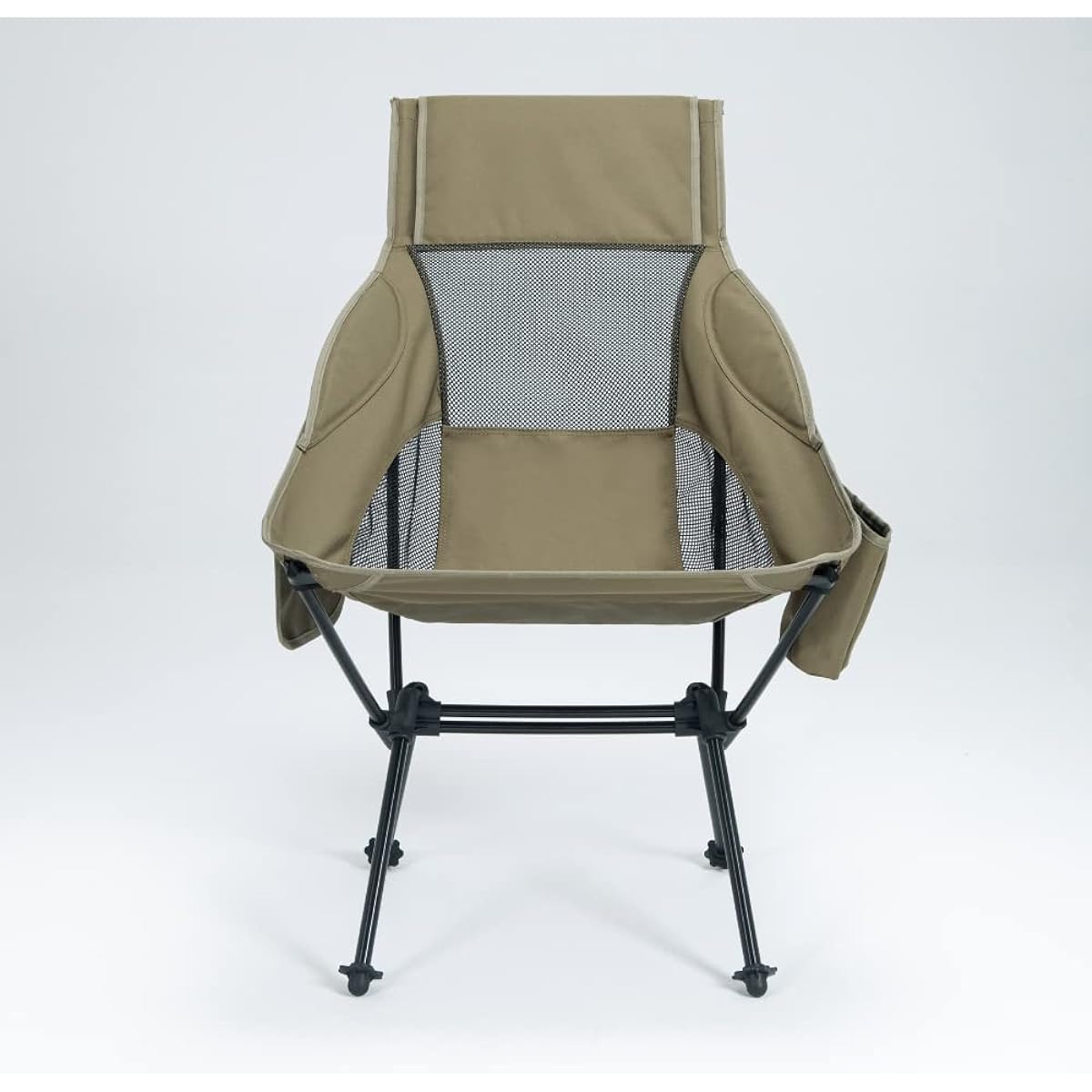 DOKICAMP Outdoor Chair High-Back 7075 Chair Camping "CHAIR UNL P1" (Khaki)