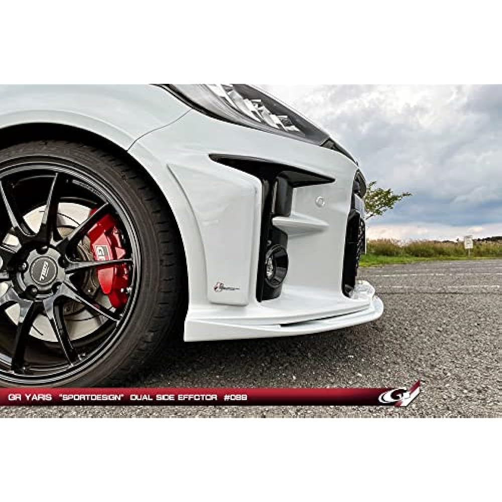 Grazio&Co.GR Yaris Dual Side Effector 089 Platinum White