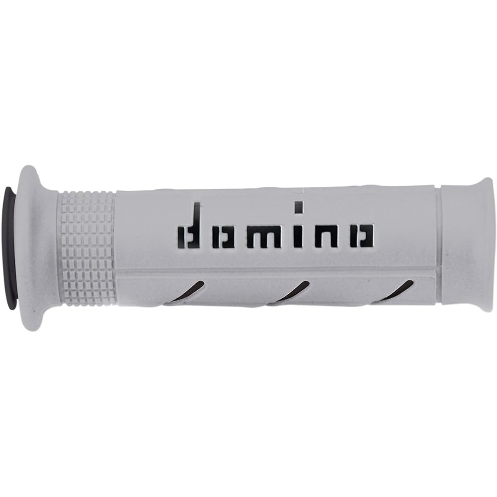 domino Handlebar Grip Street Type Thermoplastic Rubber Gray x Black 126mm A25041C4052