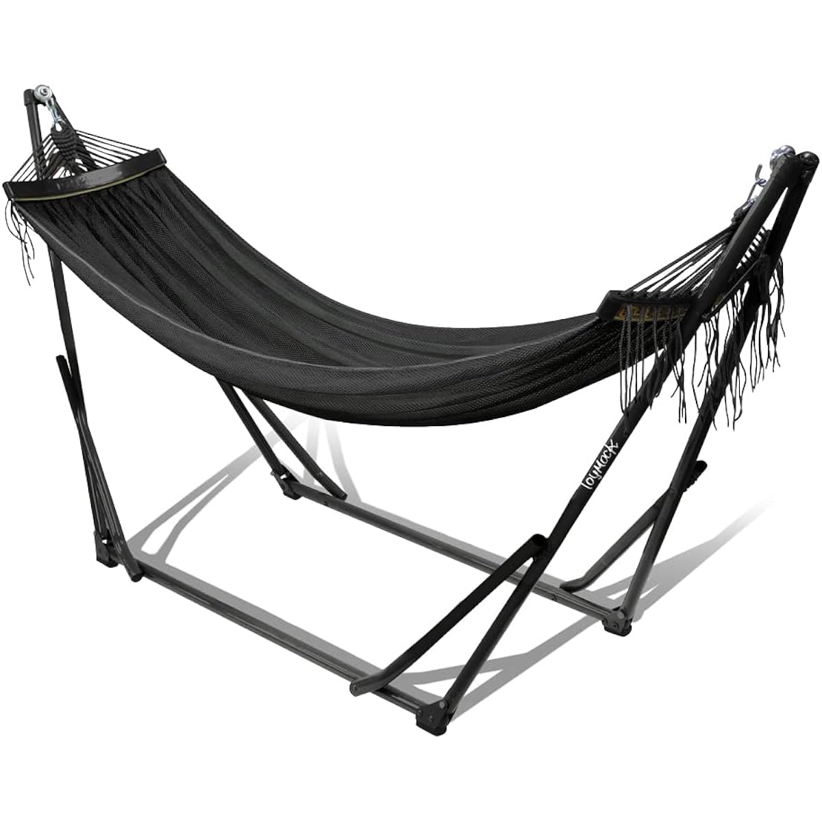 TOYMOCK Hammock Freestanding Compact Folding Black MOZ-14-01