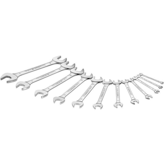 Facom Wrench Set Thin Hinged Double End Spanner Set 12pc. Metric Open End Wrench Set 44.JE12 FACOM