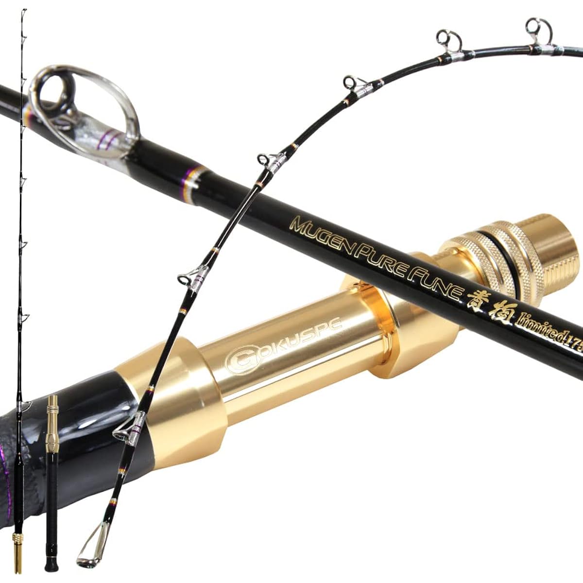 Gokuspe MUGEN PURE FUNE (Mugen Pure Ship) Large blue fish fishing rod Blue fish limited 190H