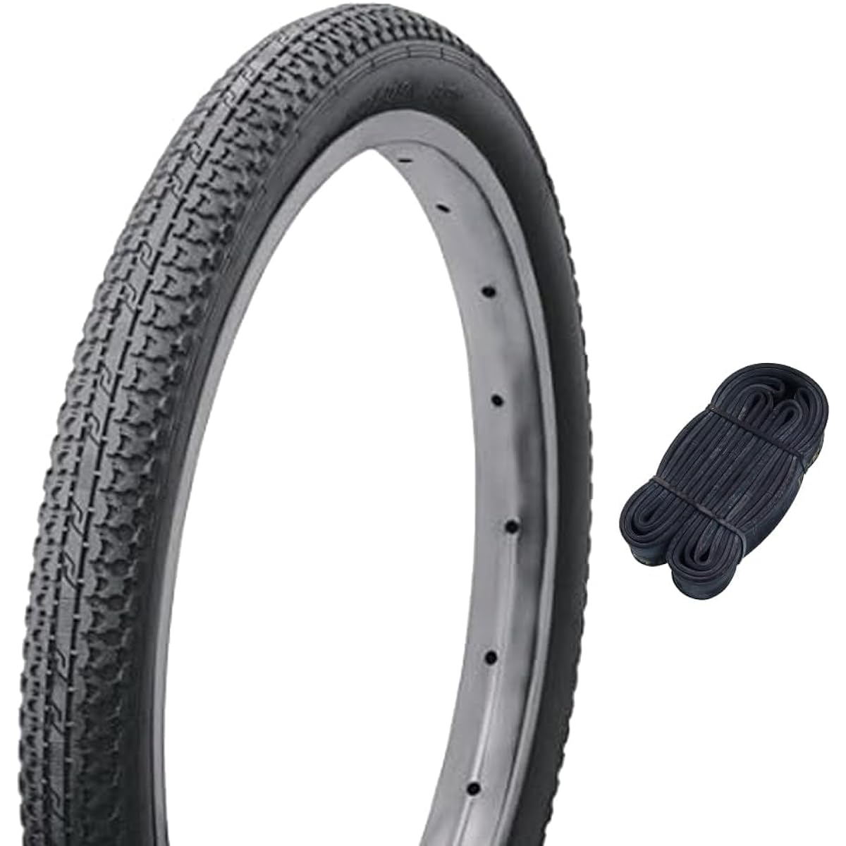 Shinko 20 inch bicycle tire tube set standard tire 20 x 1.50 black H/E SR165 60308