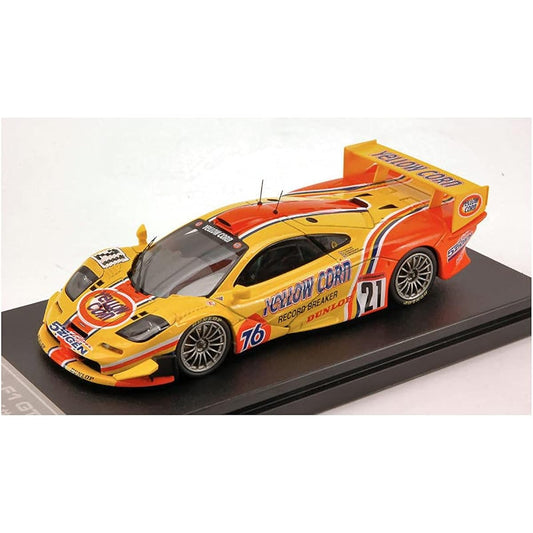 EBBRO/HPI 1/43 McLaren F1 GTR 2001 JGTC No21 YELLOW CORN N.Hattori Y.Hitotsuyama 完成品