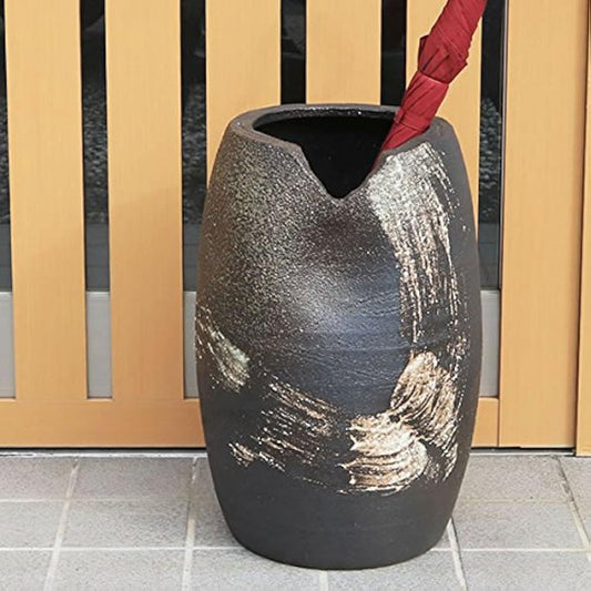 Shigaraki Ware Umbrella Stand Shigaraki Ware Hat Stand Ceramic Stylish kt-0058