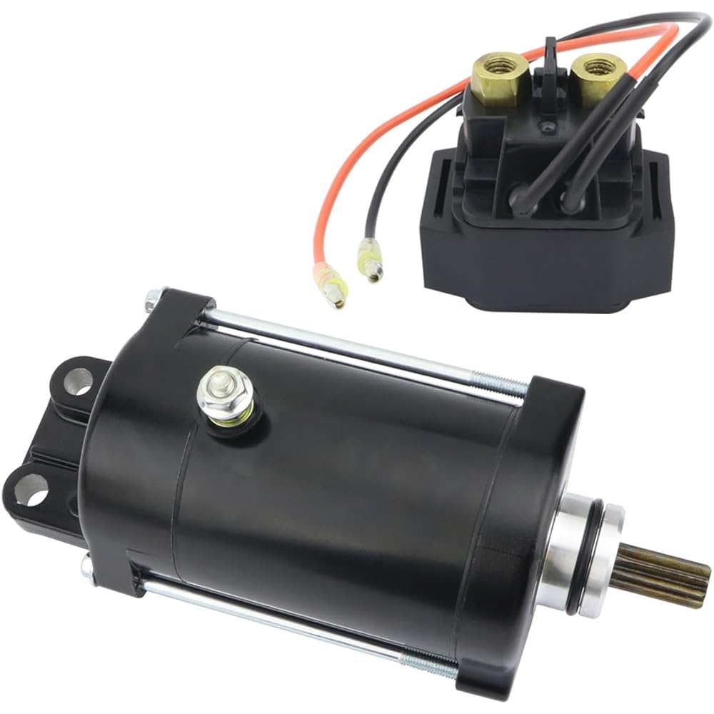 SOARIDER Starter & Relay replacement Yamaha 6D3-81800-00 for 18436