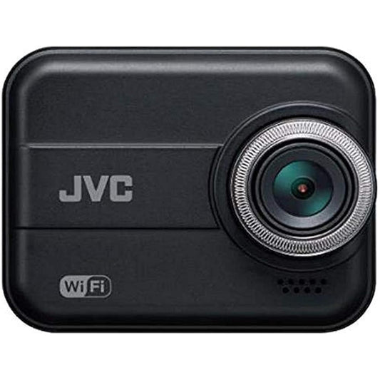 JVC KENWOOD GC-BR21-B Rear Drive Recorder Equipped with WiFi, Full HD Shock Sensing, LED Signal Compatible, WDR microSDHC Card Included, 8m Cigarette Plug Cord Included, Black