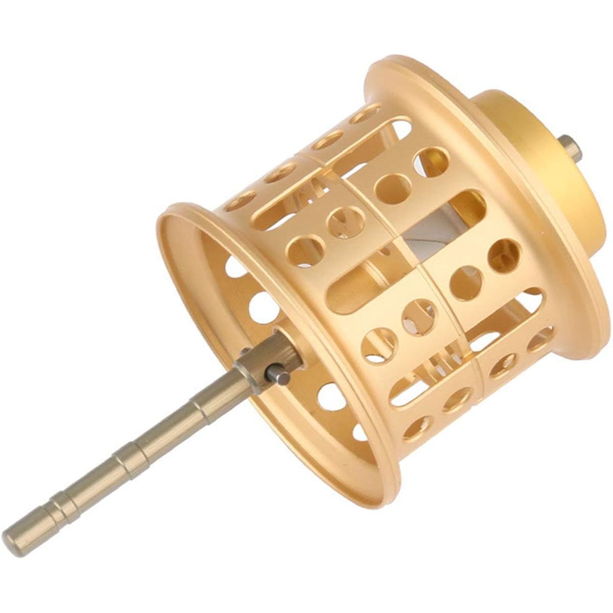 VISPREA Spool Reel Spool Spool For DAIWA 2017 TATULA SV TW / 2018 TATULA SV CS Bait Reel Parts for Daiwa Spool All Metal Spool Reel Accessory Honeycomb Spool Daiwa Tatula Series Tatula Refurbished Replacement Bait Finesse Shallow Groove Spool YU80