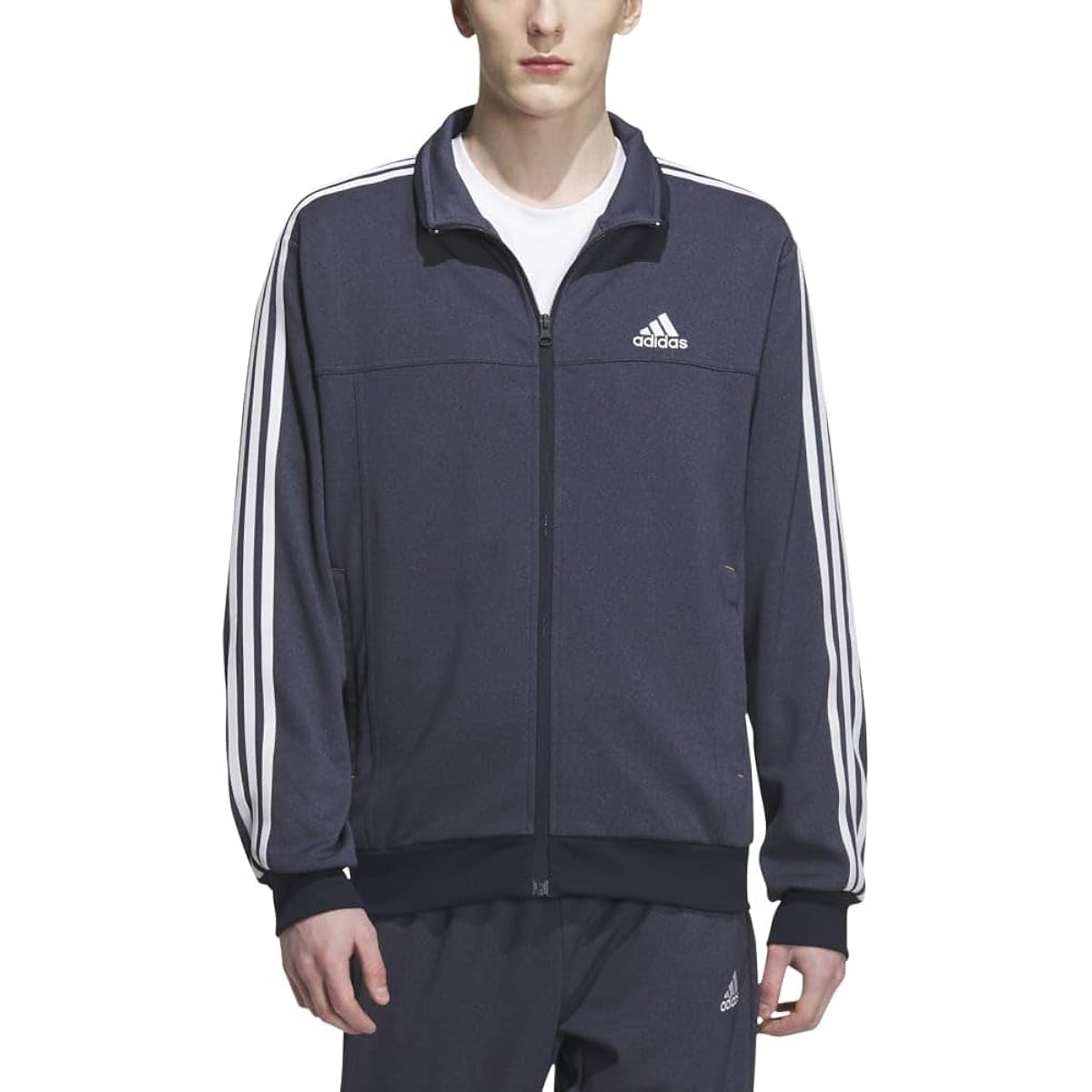 [Adidas] Jersey Top 24/7 Regular Fit Aero Lady Denim Track Top IJM00 Men's