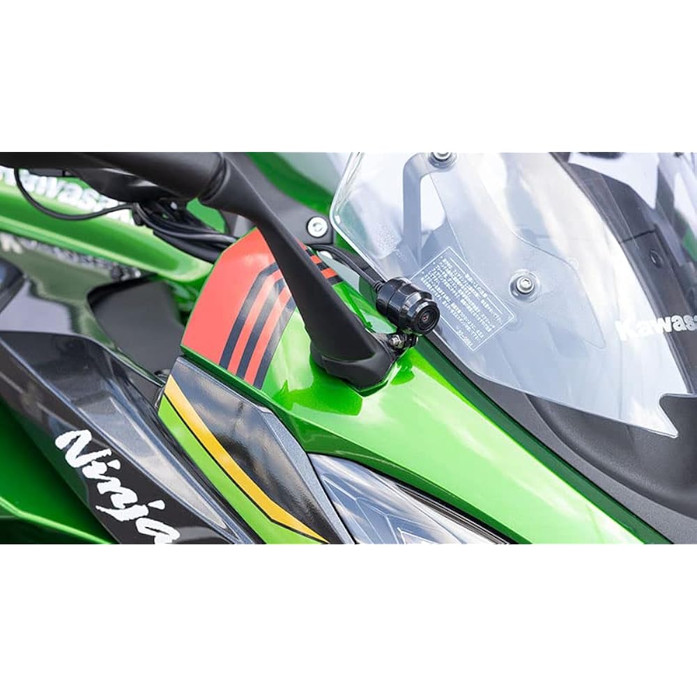 Kijima Motorcycle Bike Parts Camera Stay for Drive Recorder Front Ninja1000SX Steel Black Finish KAWASAKI 304-5192F