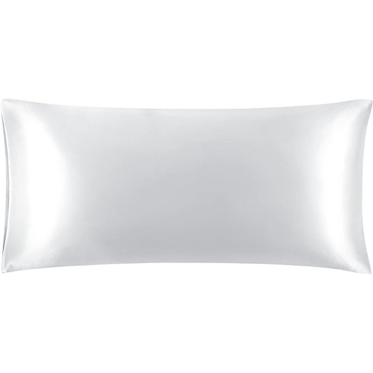 PiccoCasa Silk Pillow Cover, 100% Silk, Up to 25 Momme, Silk, Silk Pillow Cover, Envelope Type, Washable, Double-Sided Silk, 1 Piece, Pillow Cover, Glossy Pillow Case, Smooth, Plain, Beautiful Skin, Beautiful Hair, Gentle on Sensitive Skin, Gift, Suitabl