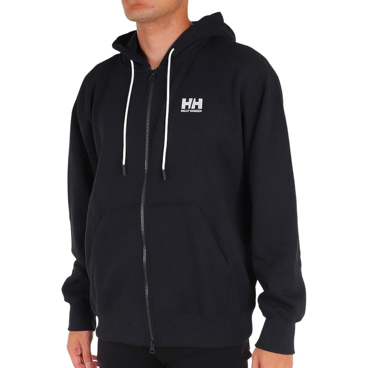 [Helly Hansen] Sweatshirt HH Logo Full Zip Sweat Hoodie Brushed Lining Thick Logo Quick Dry Fleece HH32376