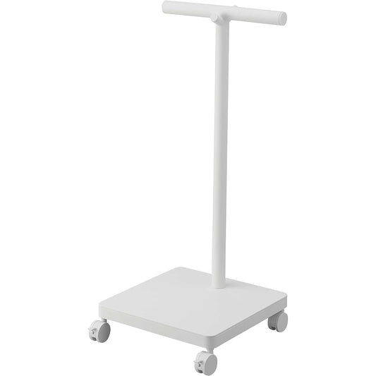 Yamazaki Jitsugyo 5832 Schoolbag Storage Wagon, White, Approx. W26 x D26 x H61cm (When using casters) Smart Next to the table, Under the table, Schoolbag storage