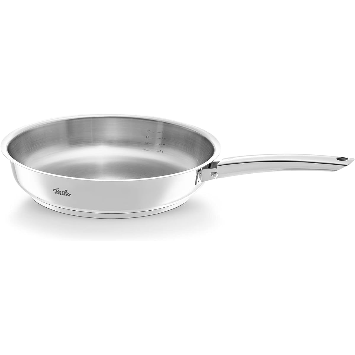 Fissler Frying Pan 28cm Stilux Pro Gas Fire/IH Compatible Made in Germany [Authorized Japanese Product] 121-402-28-100 Silver