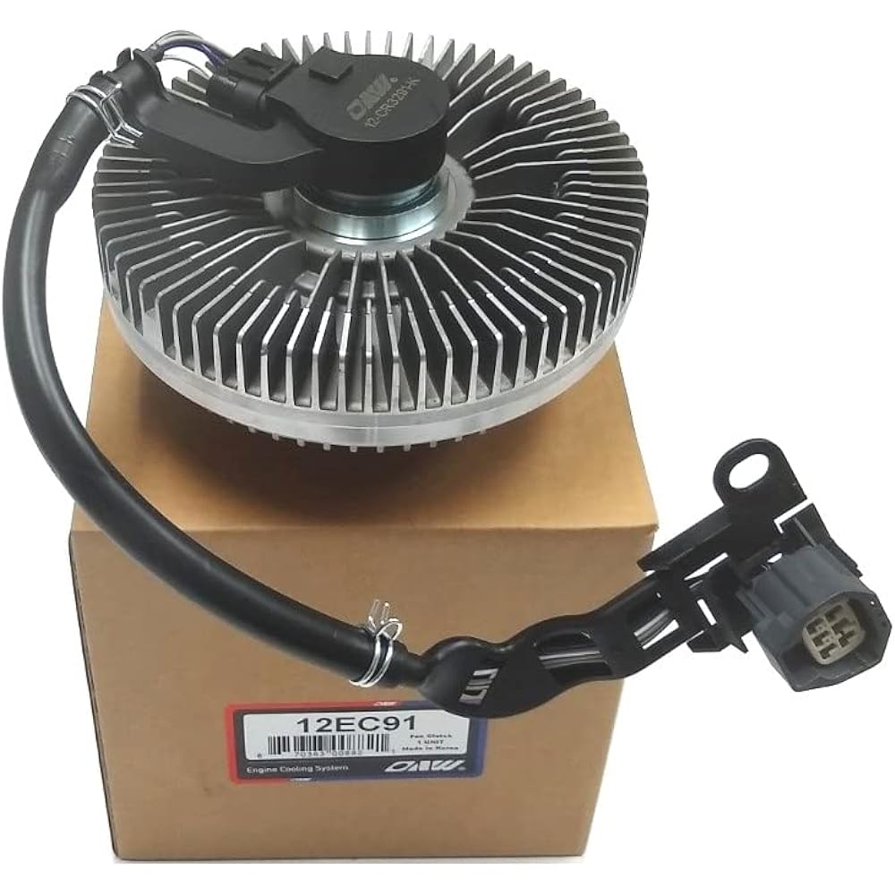 OAW 12EC91 Electronic Fan Clutch for 10-13 Dodge RAM 2500 3500 4500 5500 Cummins 6.7L Diesel Turbocharged