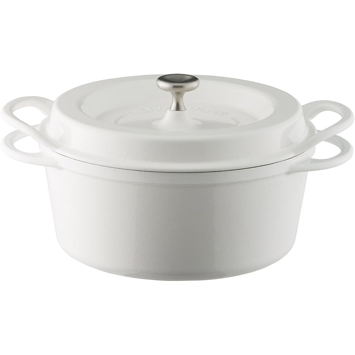 Vermicular Cast Enamel Pot 22cm Pearl White Anhydrous Cooking Special Recipe Book Included Oven Pot Round PWH22R