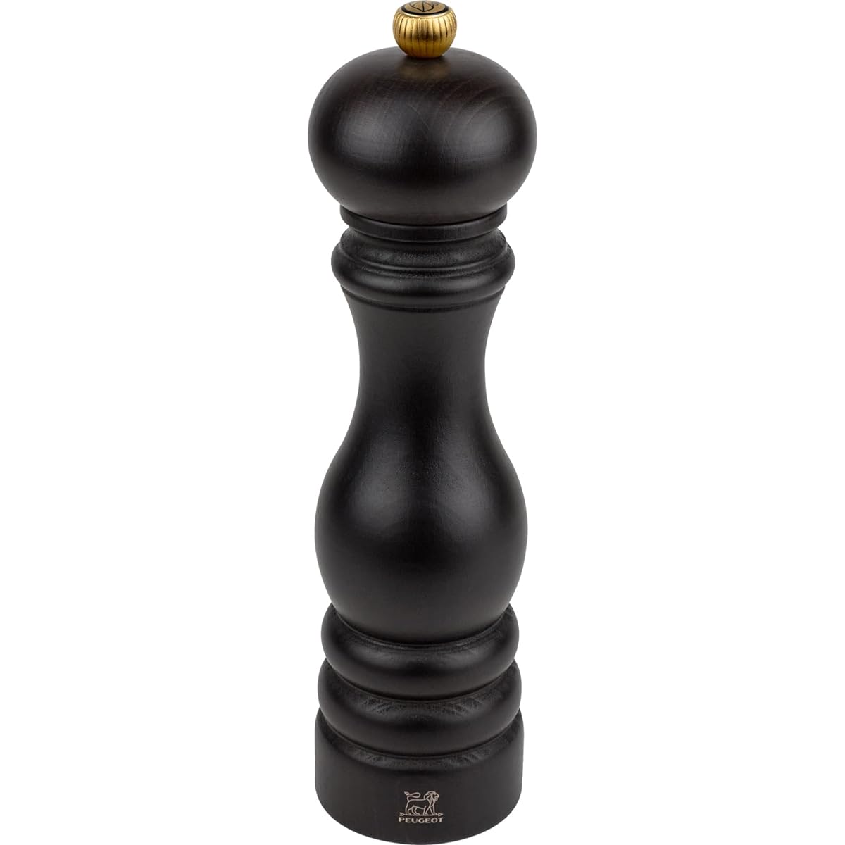 PEUGEOT Seasoning Condiment Pepper Mill Pepper Wooden Coarseness Adjustment Capacity 30g/22cm Manual Made in France Chocolate Paris 870422/1