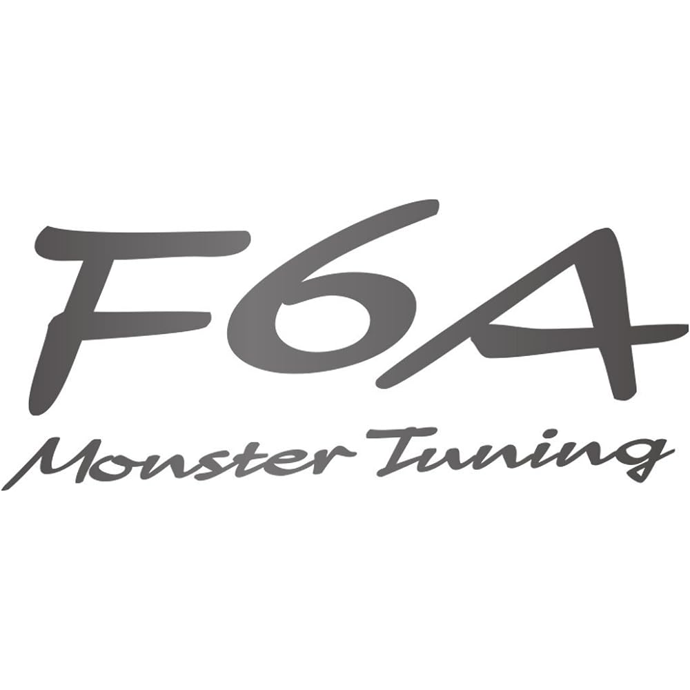 MONSTER SPORT F6A MONSTER Tuning Sticker White Large 470×190mm 896125-0000M