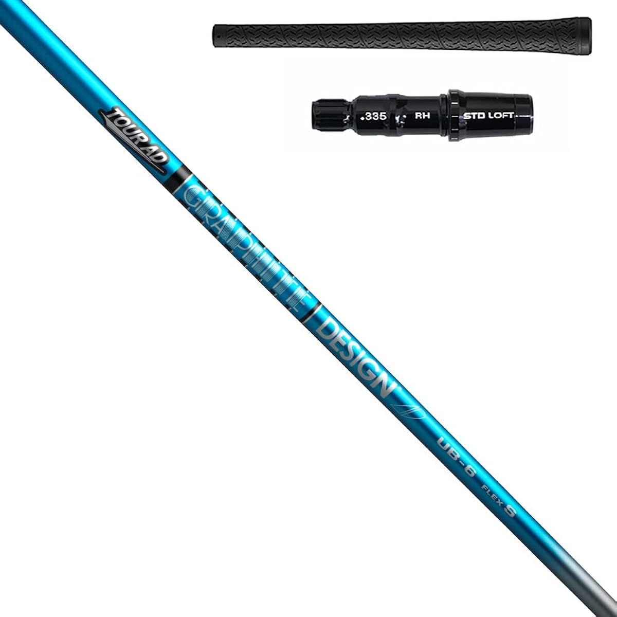 GRAPHITE DESIGN Taylor Made STELTH/SIM/M6/M5/M4 driver compatible shaft with sleeve TOUR AD UB-6 (with IOMIC grip) Blue
