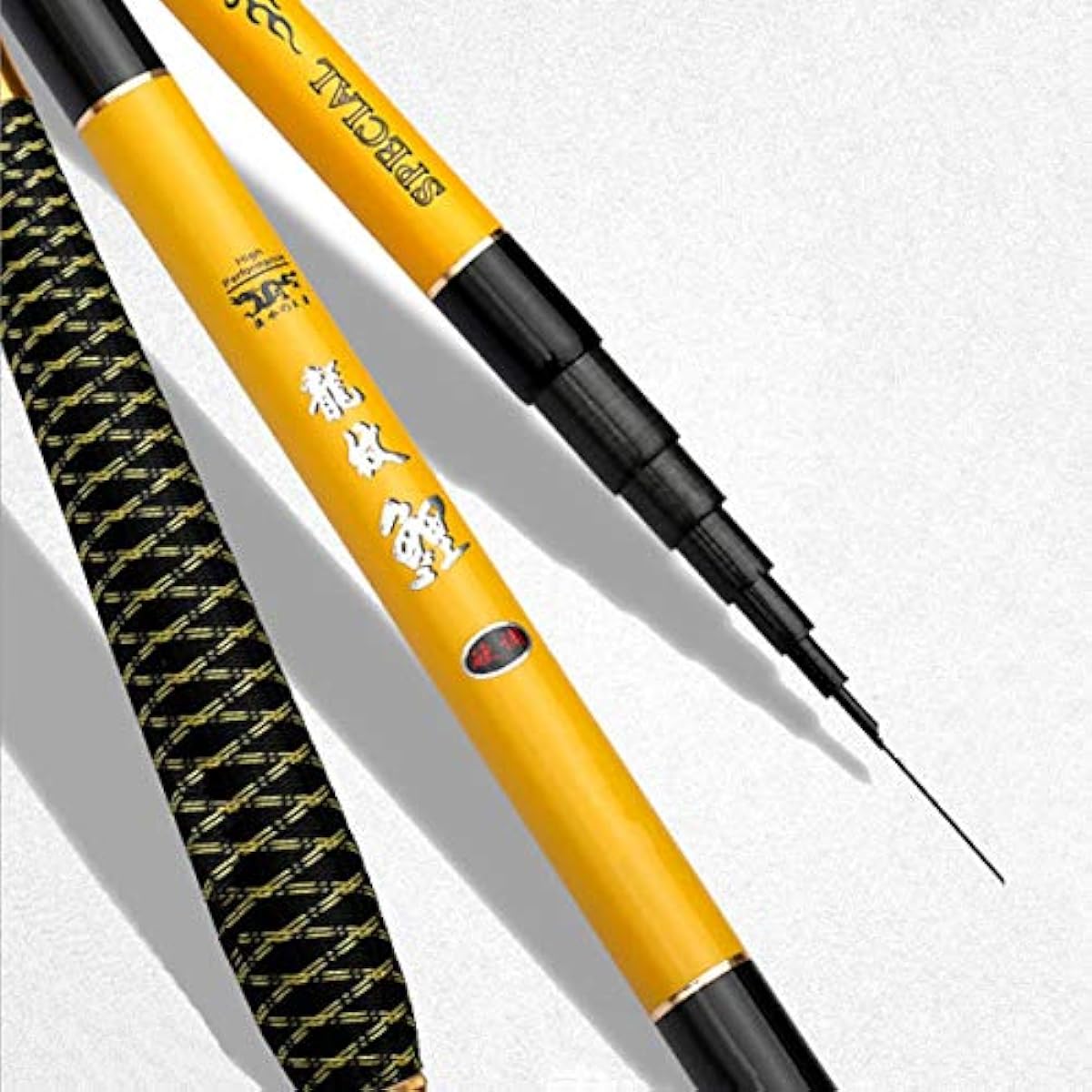 Wellvie Mountain Stream Rod, Total Length 6.3m, 630 cm, Carbide, Yamame, Char Fishing Fishing Rod, Mountain Stream Fishing, Swing, Closing Dimensions: Approximately 73cm, Carbon Rod, Tip Tip, For Lilian, Amago, Rainbow Trout, Haya, Rockfish, etc./Beginne