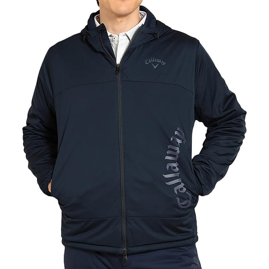 [Callaway] Men's Water Repellent Full Zip Blouson (Star Stretch: Stretchy/Windproof) / Outerwear Golf / C23215106