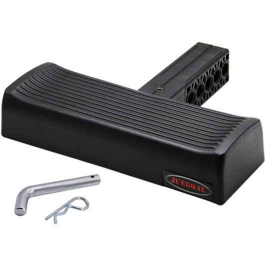 JUEGOAL Rear Bumper Protector Car Bumper Guard Hitch Step Car SUV Black JUE80
